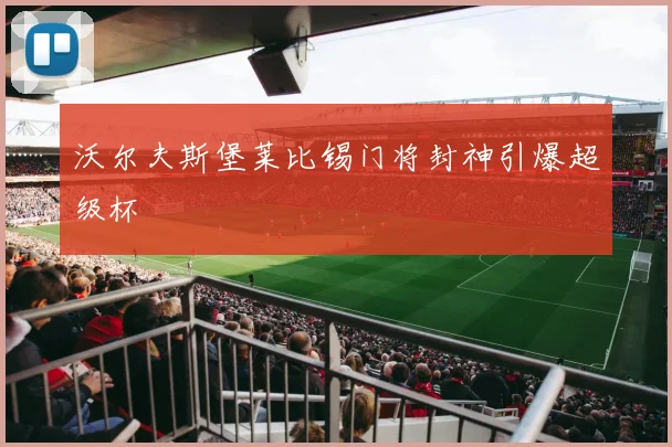 沃尔夫斯堡莱比锡门将封神引爆超级杯